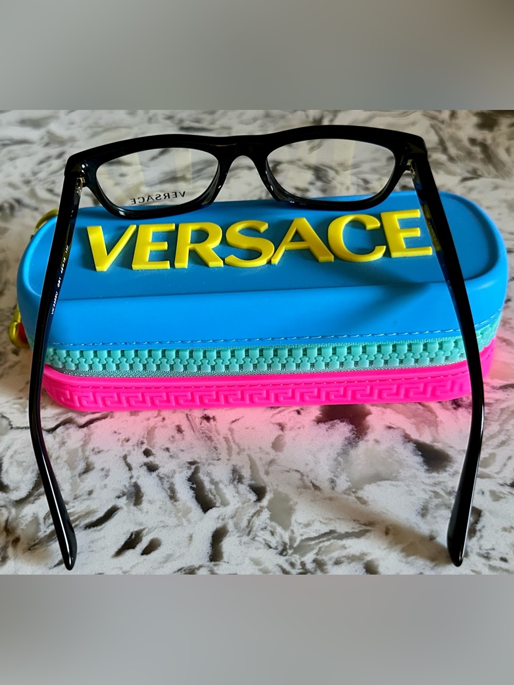 Versace Kids Eyeglasses VK 3325U GB1 Black Frames 45[]16 130 with Case - Picture 11 of 12